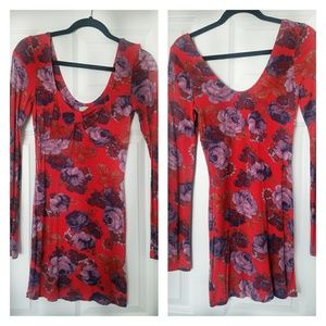 Free People Floral Bodycon Dress
